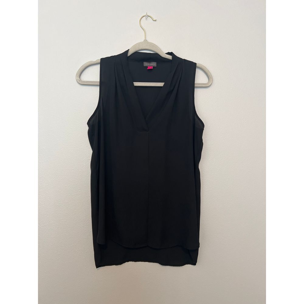 Vince Camuto Elegant‎ Black Blouse Professional Office Wear